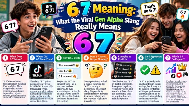 6 7 Meaning: What the Viral Gen Alpha Slang Really Means