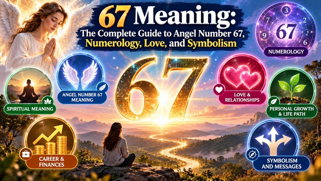67 Meaning: The Guide to Angel Number 67, Numerology, Love, and Symbolism
