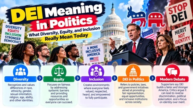DEI Meaning in Politics: What Diversity, Equity, and Inclusion Really Mean Today