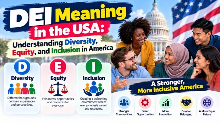 DEI Meaning in the USA: Understanding Diversity, Equity, and Inclusion in America