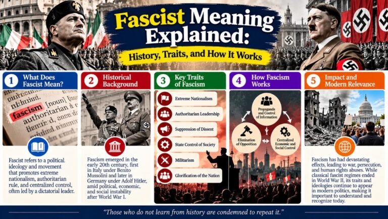 Fascist Meaning Explained: History, Traits, and How It Works