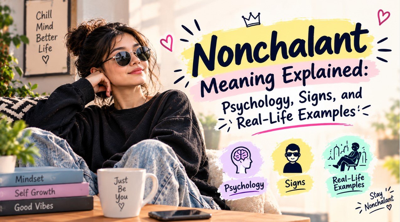 Nonchalant Meaning Explained: Psychology, Signs, and Real-Life Examples